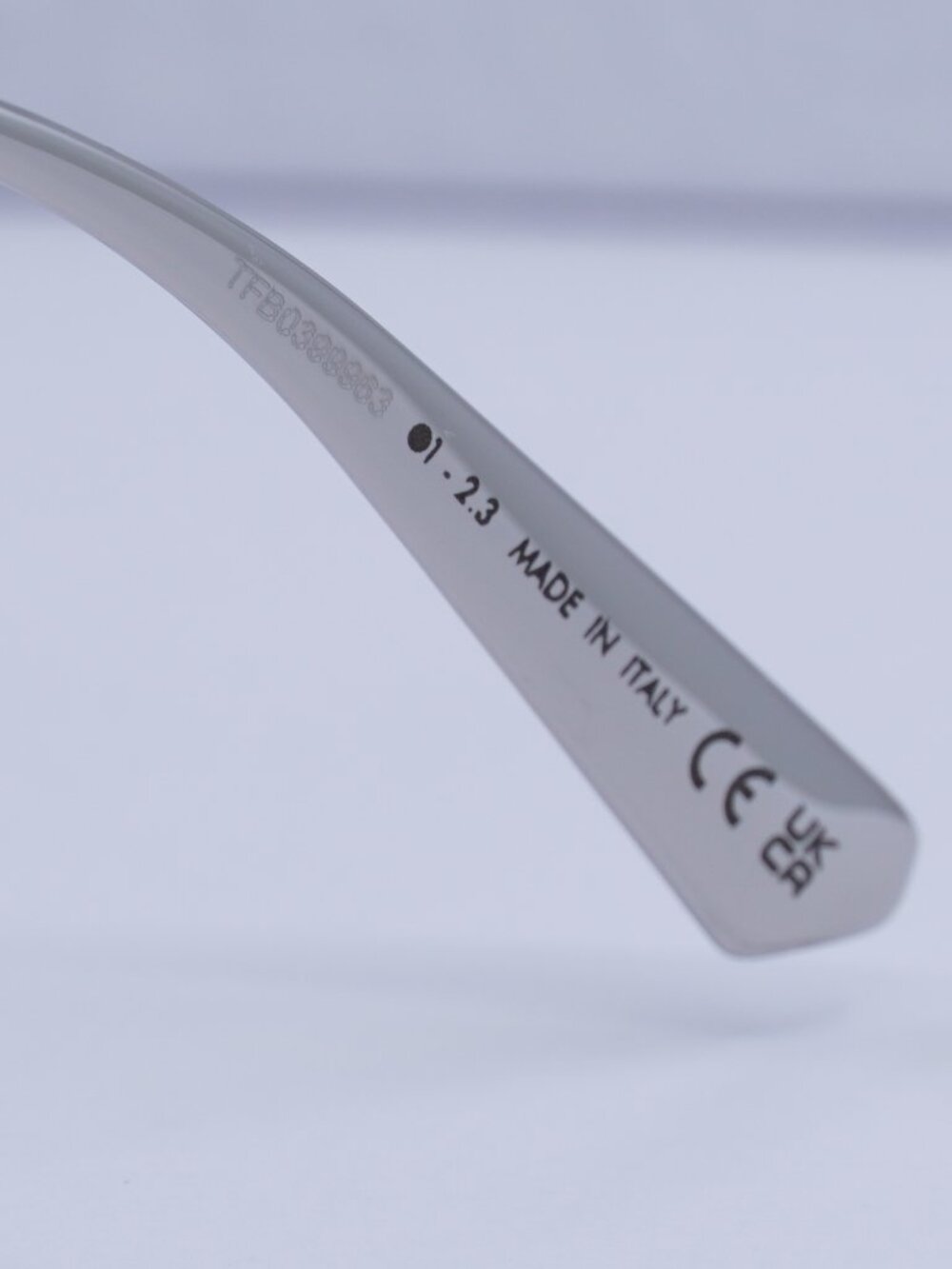 Dior 30MONTAIGNE M1U F0A6 Shield Rimless Sunglasses - Silver / Grey - Picture 5 of 12